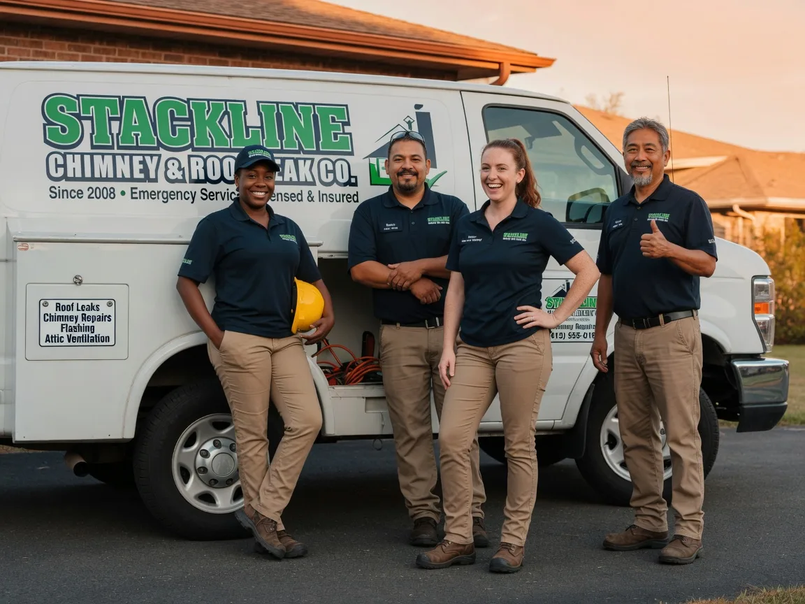 Chimney flashing repair company in Lima, OH